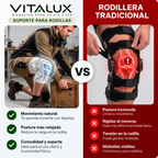 Rodillera Vitalux | Alivio inmediato, estabilidad durante todo el día y soporte ajustable